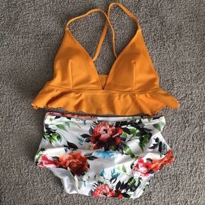Rambling Rose Falbala 2 Piece Bikini Set